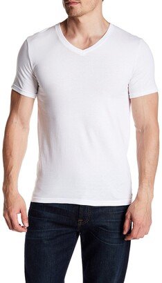 NORDSTROM RACK Stretch Cotton Trim Fit V-Neck T-Shirt - Pack of 3