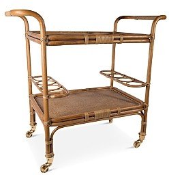 Sika Designs Carlo Rattan Bar Cart