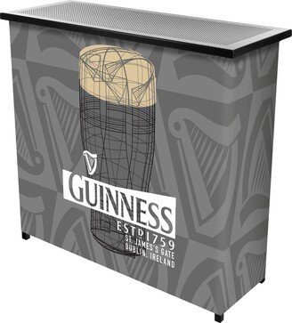 Trademark Gameroom Guinness Portable Bar with Case - 39 x 15 x 36