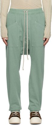 Green Drawstring Cargo Pants-AA