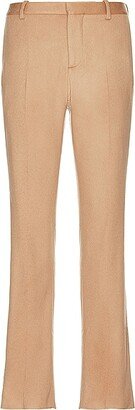 Tags Cashmere Slim Pant in Tan