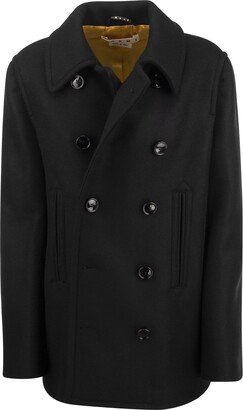 Double-breasted Wool Coat-CW