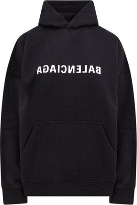 Logo Printed Oversized Hoodie