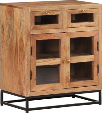 Sideboard 23.6x13.8x27.6 Solid Acacia Wood