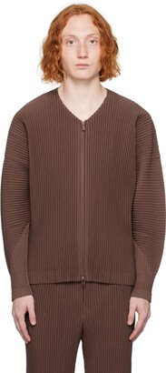 Brown Monthly Color September Cardigan