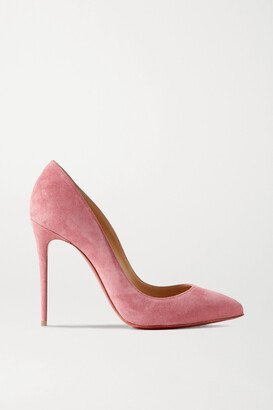 Pigalle Follies 100 Suede Pumps - Pink