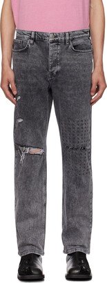 Gray Anti K Krete Jeans