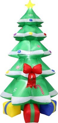 Puleo Outdoor Led Lighted inflatable Christmas Tree, 6'