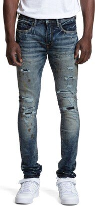 Reginald Distressed Skinny Fit Jeans