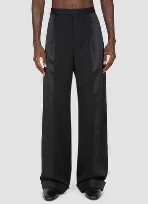 Flared Tuxedo Pants - Man Pants Black Eu - 46