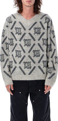 Argyle Knit Sweater