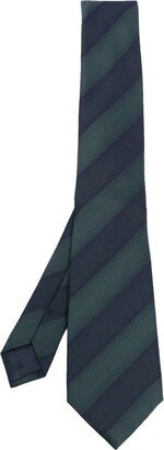 Diagonal-Pattern Silk-Blend Tie