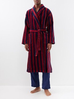 Aston Striped Cotton-blend Terry Robe