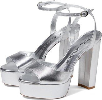 Ryder II Platform Sandal (Silver) Women's Shoes