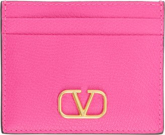 Pink Pink PP VLogo Card Holder