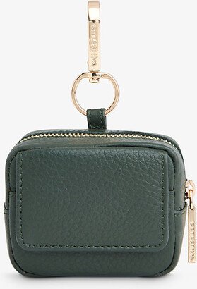 Green Women's Green Leather Bibi Keyring