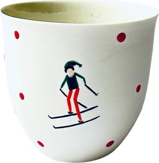 Kaase Atelier Art Series Fine Porcelain Handmade Coffee Cup-Ski Ii