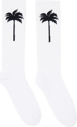 White Palm Socks