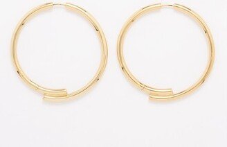 Chaos Large 14kt Gold-vermeil Hoop Earrings