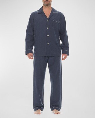 Men's Citified Flannel Pajama Set