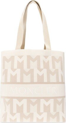 Monogram Knitted Tote Bag