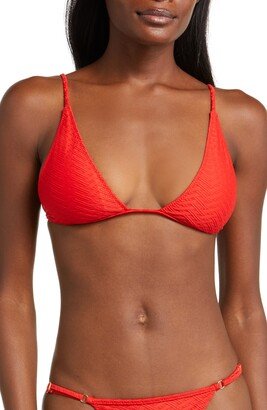 YELLOW THE LABEL Bernadette Textured Bikini Top