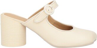 Mules & Clogs Cream-AC