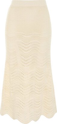 Devi Textured Knit Skirt