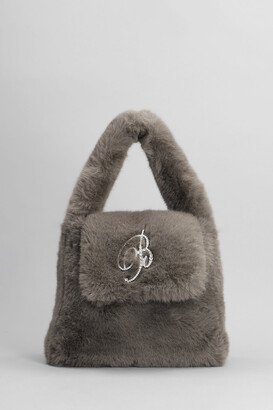 Hand Bag In Green Eco-fur-AA