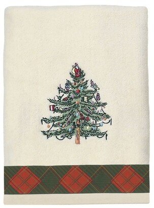 Tartan Embroidered Hand Towel