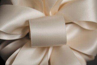 Ivory Double Face Satin Ribbon