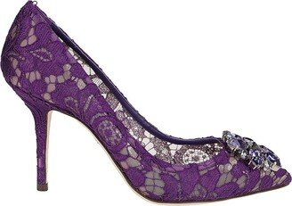 Taormina Lace Embellished Pumps-AB