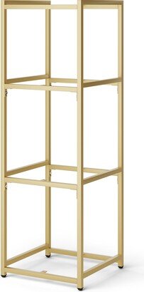 Dunelm Modular 4 Shelf Gold Frame Component Gold