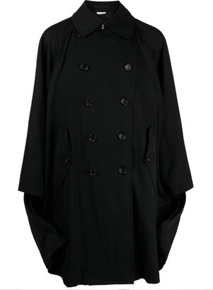 Double-Breasted Wool Coat-DN