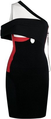 MyBody asymmetric wrap dress