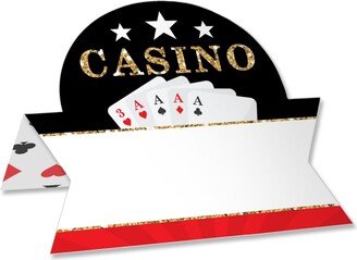 Big Dot Of Happiness Las Vegas - Casino Party Tent Buffet Card - Table Setting Name Place Cards 24 Ct