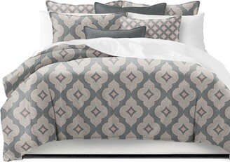 6ix Tailors Shiloh Cindersmoke Coverlet and Pillow Sham