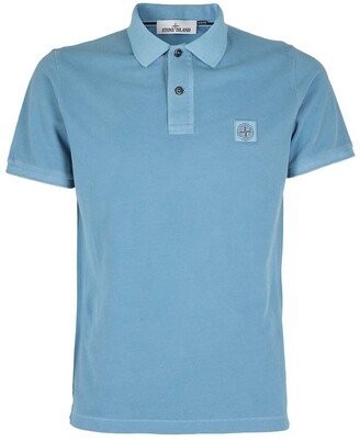 Logo-Patch Short-Sleeved Polo Shirt