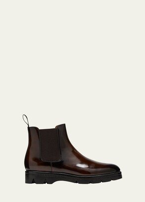 Uberta Leather Chelsea Booties