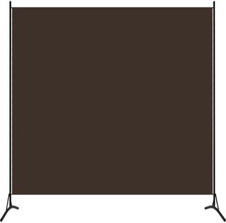 1-Panel Room Divider Brown 68.9x70.9-AB