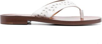 CHLOÉ X ERES Paz leather thong sandals