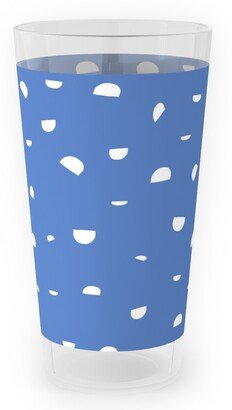 Outdoor Pint Glasses: Shells - Blue Outdoor Pint Glass, Blue