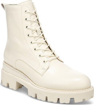 Women's Garret Lace-Up Lug-Sole Combat Boots