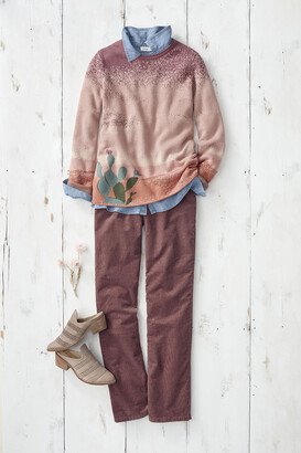 Women's Desert Vista Sweater - Mesa Rose Multi - 2X - Plus Size