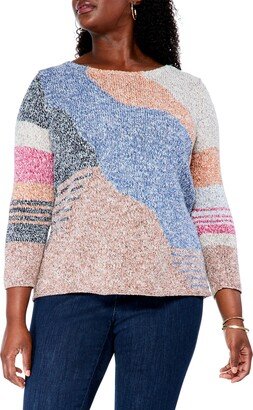 Orchard Stroll Cotton & Linen Blend Sweater
