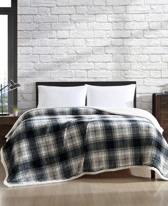 Plaid Ultra Soft Plush Fleece Blanket, King