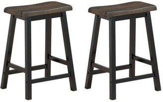 Slickblue 24 Inch Height Set of 2 Home Kitchen Dining Room Bar Stools