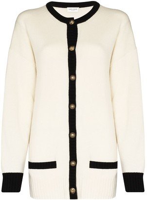 Button-Up Cashmere Cardigan-AC