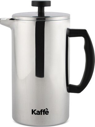 French Press Double-Walled Glass & Stainless Steel Coffee Maker