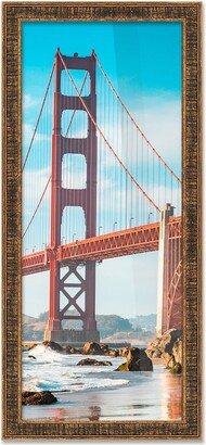 CountryArtHouse 6x18 Frame Gold Picture Frame - Complete Modern Photo Frame Includes